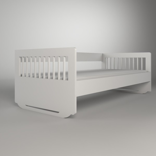 Encontraproduto.com.br - Cama Sofá  Infantil Neo Timber Branco