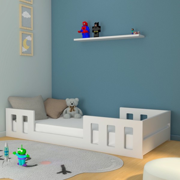 Encontraproduto.com.br - Cama Montessori Play Timber Branco
