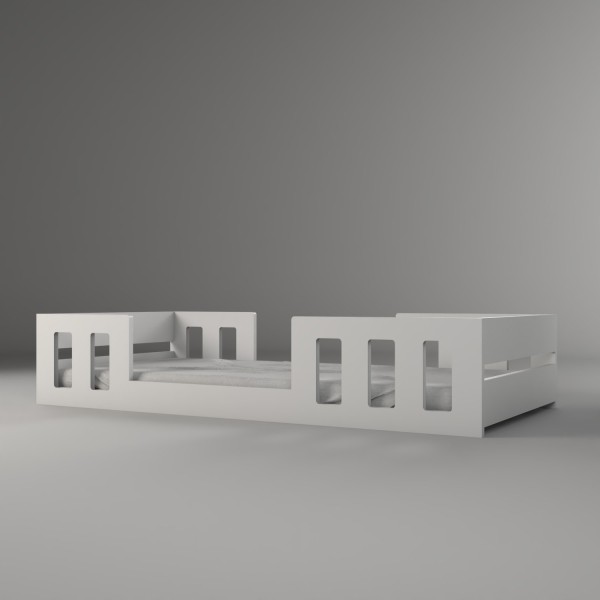 Encontraproduto.com.br - Cama Montessori Play Timber Branco