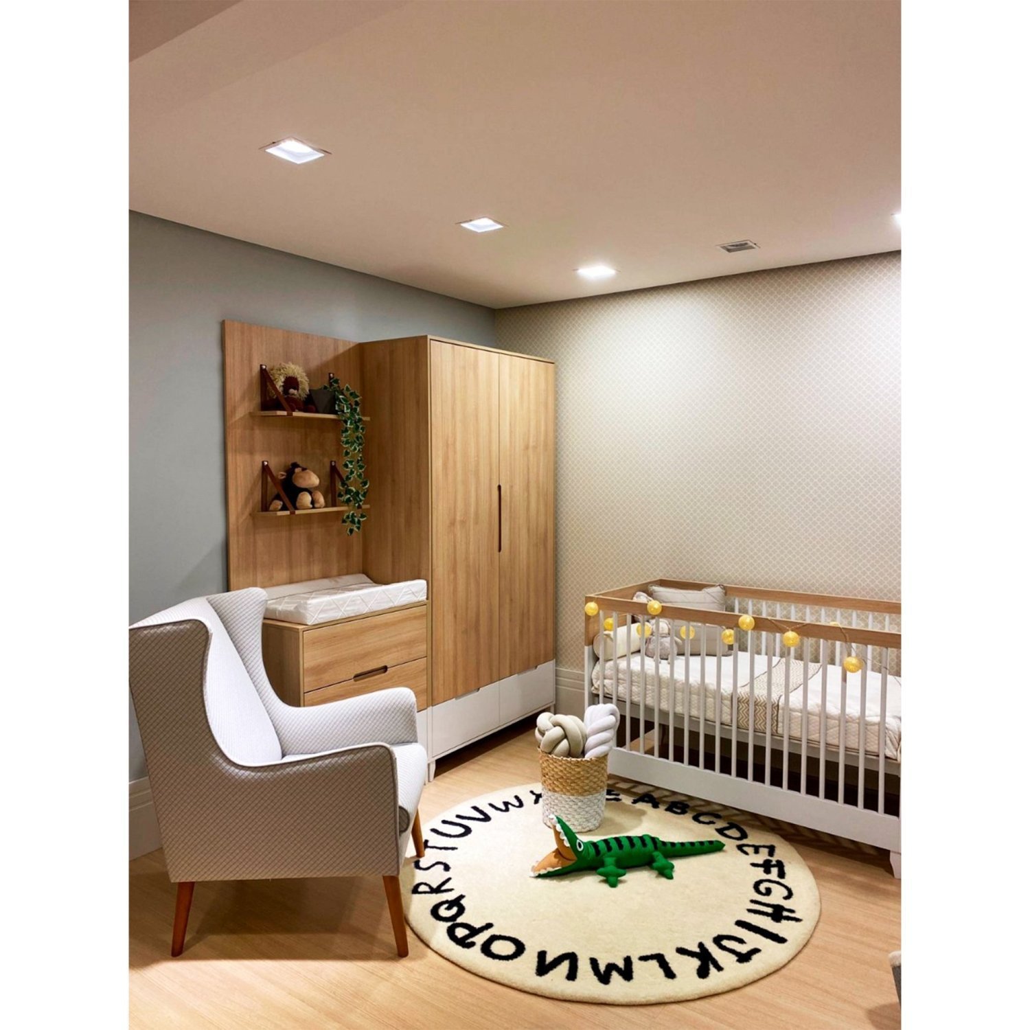 Encontraproduto.com.br - Cômoda Infantil 3 Gavetas Coleção Dengo Divicar Móveis Branco/Carvalho Treviso
