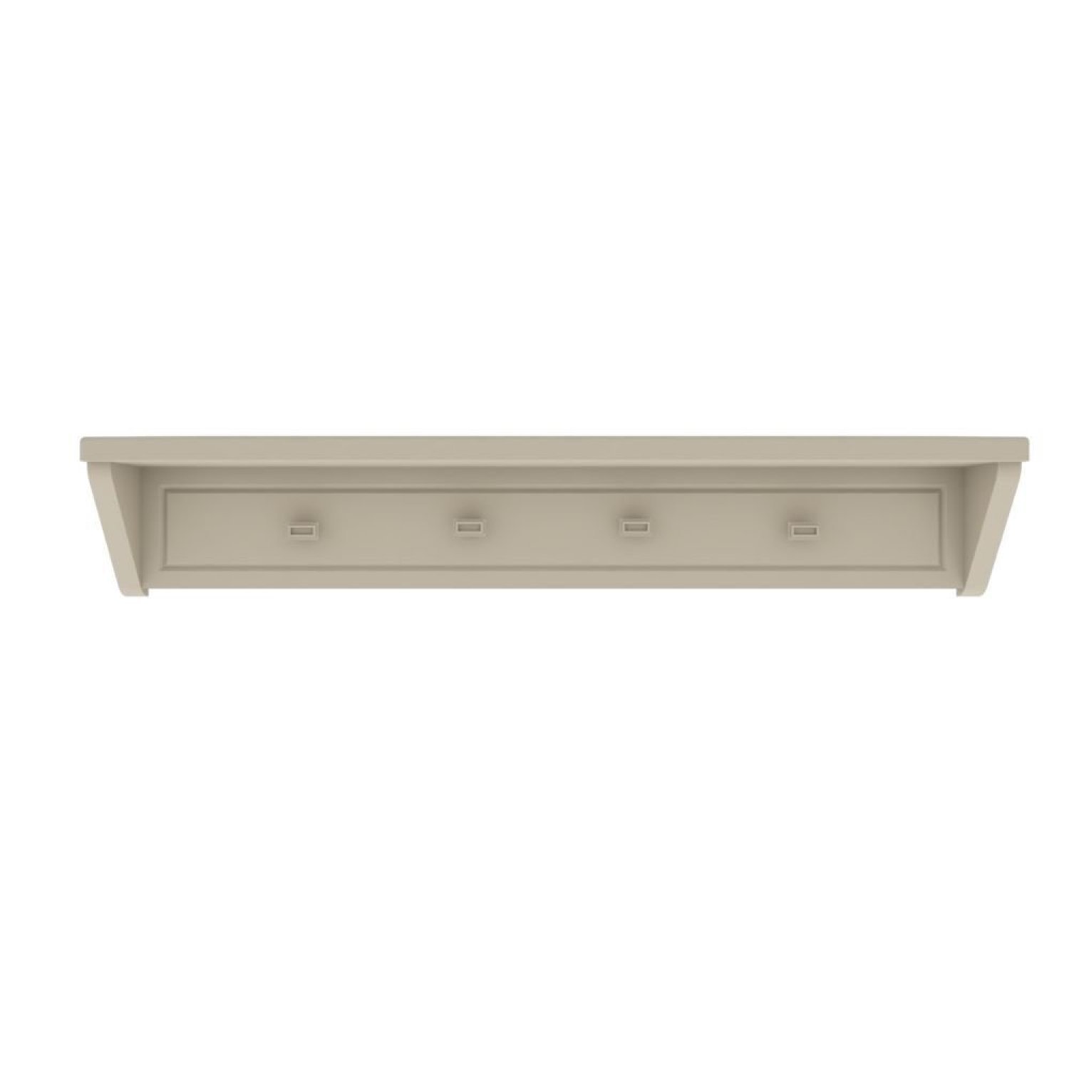 Encontraproduto.com.br - Prateleira Infantil Com 4 Cabideiros 100Cm Tudor Timber Areia