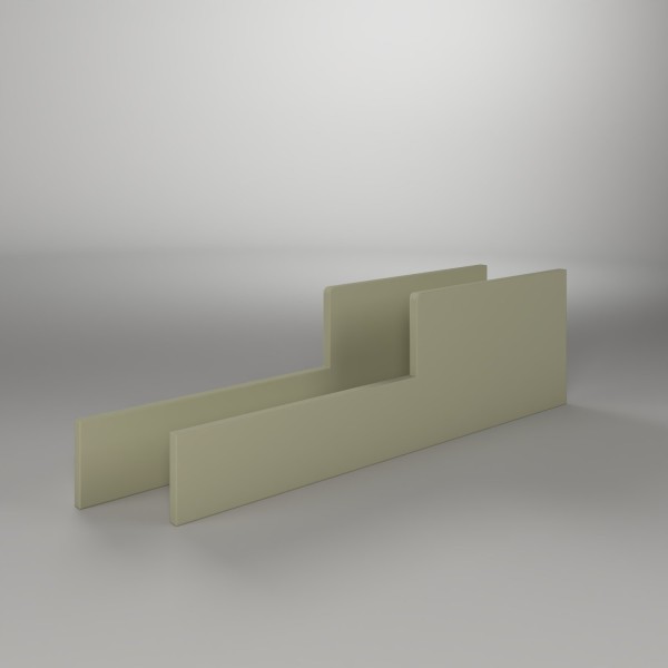 Encontraproduto.com.br - Kit Mini Cama Tudor Timber Verde