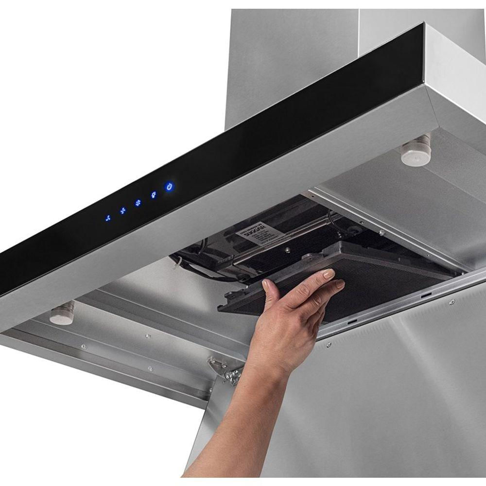 Encontraproduto.com.br - Coifa de Parede Suggar Granada Led 90cm Suggar 220V