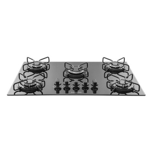 Fogão Cooktop Fg5005avp 5B Esmaltado Suggar Preto Bivolt