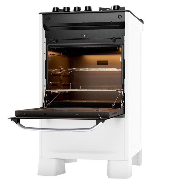 Encontraproduto.com.br - Fogão Mesa De Vidro 4 Queimadores Best Cook Suggar Branco