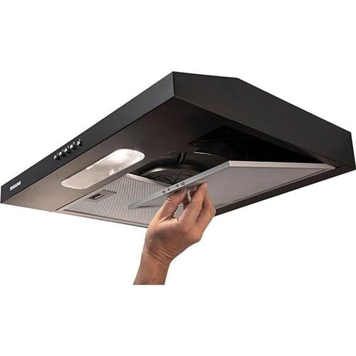 Encontraproduto.com.br - Depurador de ar Suggar Slim 60cm com Dupla Função e 3 Velocidades Preto