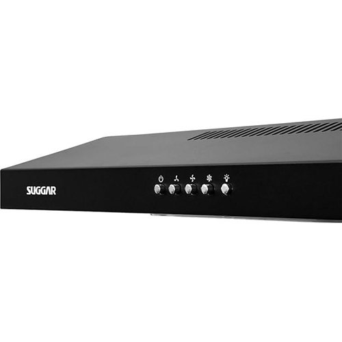 Encontraproduto.com.br - Depurador de ar Suggar Slim 60cm com Dupla Função e 3 Velocidades Preto