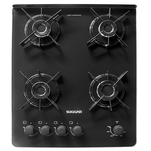 Encontraproduto.com.br - Fogão Neo Glass Fgvng410br Com 4 Bocas Piso Suggar Branco Bivolt