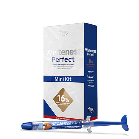 Clareador Whiteness Perfect Mini Kit 16% - FGM