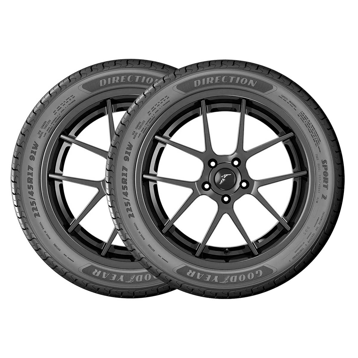 Encontraproduto.com.br - Pneu Goodyear Direction Sport 2 Aro 17 225/45R17 91W