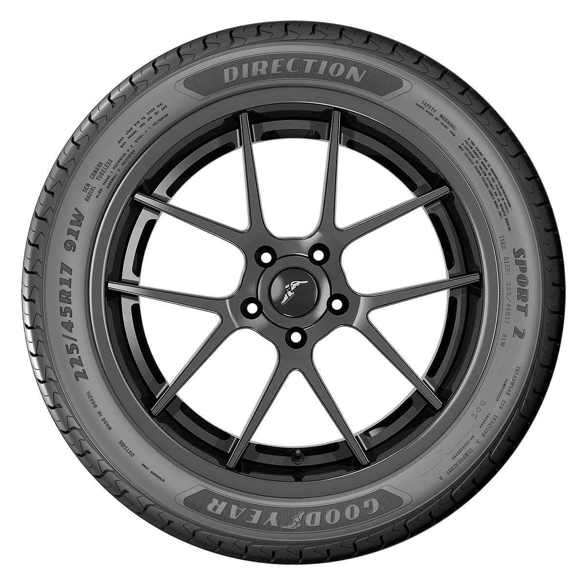 Encontraproduto.com.br - Pneu Goodyear Direction Sport 2 Aro 17 225/45R17 91W