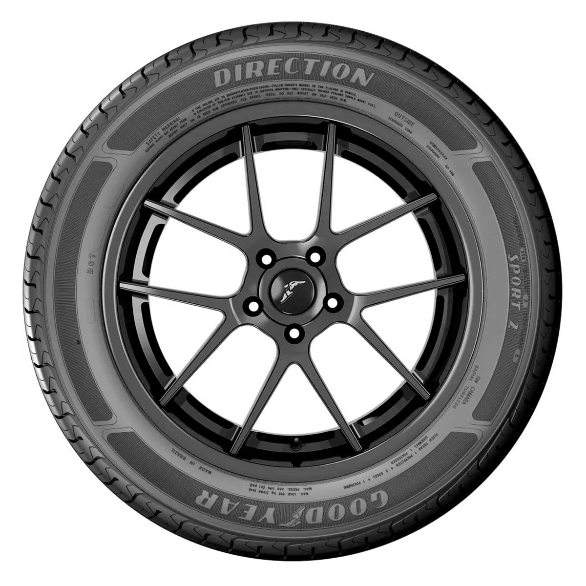 Encontraproduto.com.br - Pneu Goodyear Direction Sport 2 Aro 15 195/55R15 85H