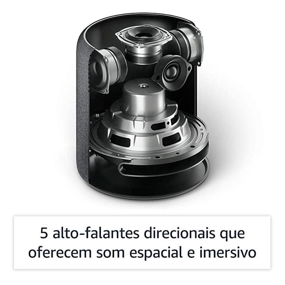 Encontraproduto.com.br - Smart Speaker Amazon Com Áudio De Alta Fidelidade E Alexa Preto - Amazon Echo Studio