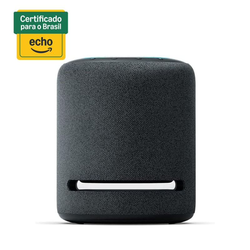 Encontraproduto.com.br - Smart Speaker Amazon Com Áudio De Alta Fidelidade E Alexa Preto - Amazon Echo Studio