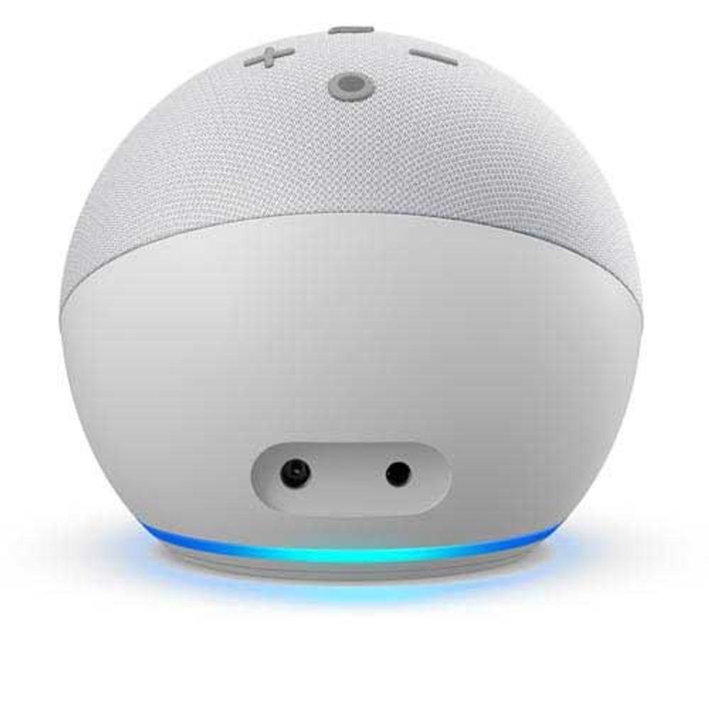 Encontraproduto.com.br - Echo Dot (4ª Geração) Smart Speaker Amazon Com Relógio e Alexa Branco