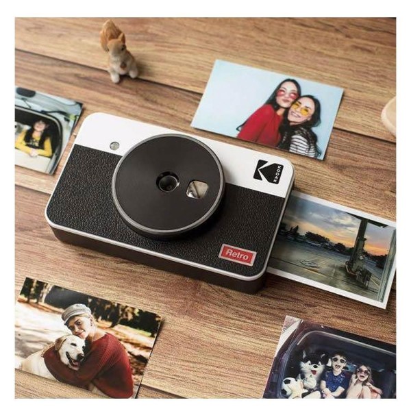Encontraproduto.com.br - Câmera E Photo Printer Instantânea Mini Shot 2 Retrô Kodak Branca - Pm00s116a0