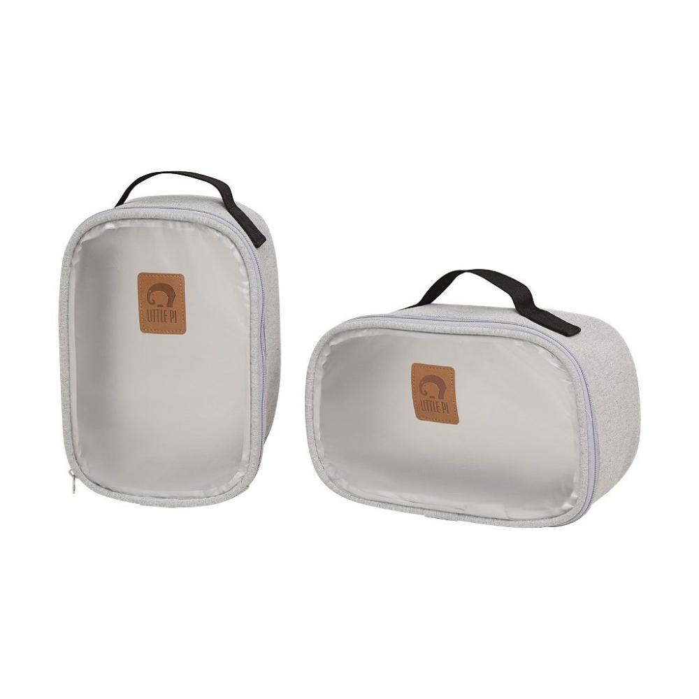 Kit Organizador Bolsa de Maternidade Little Pi Comfy Cinza