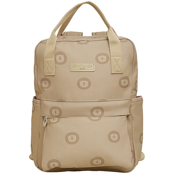 Mochila Maternidade Média para bebê Leão Caramelo - Pirulitando Baby