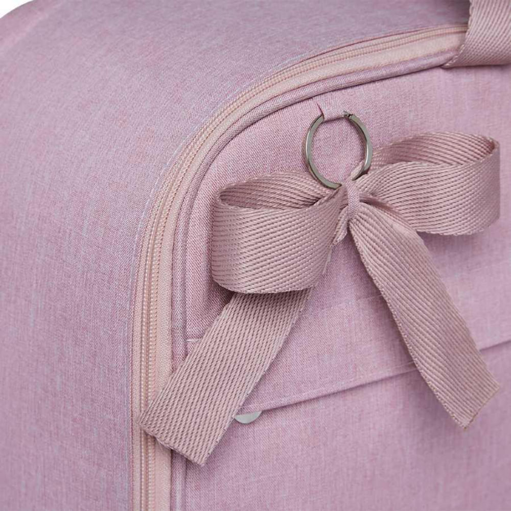 Encontraproduto.com.br - Bolsa de Maternidade Pirulitando Baby Essencial Rosa Mescla