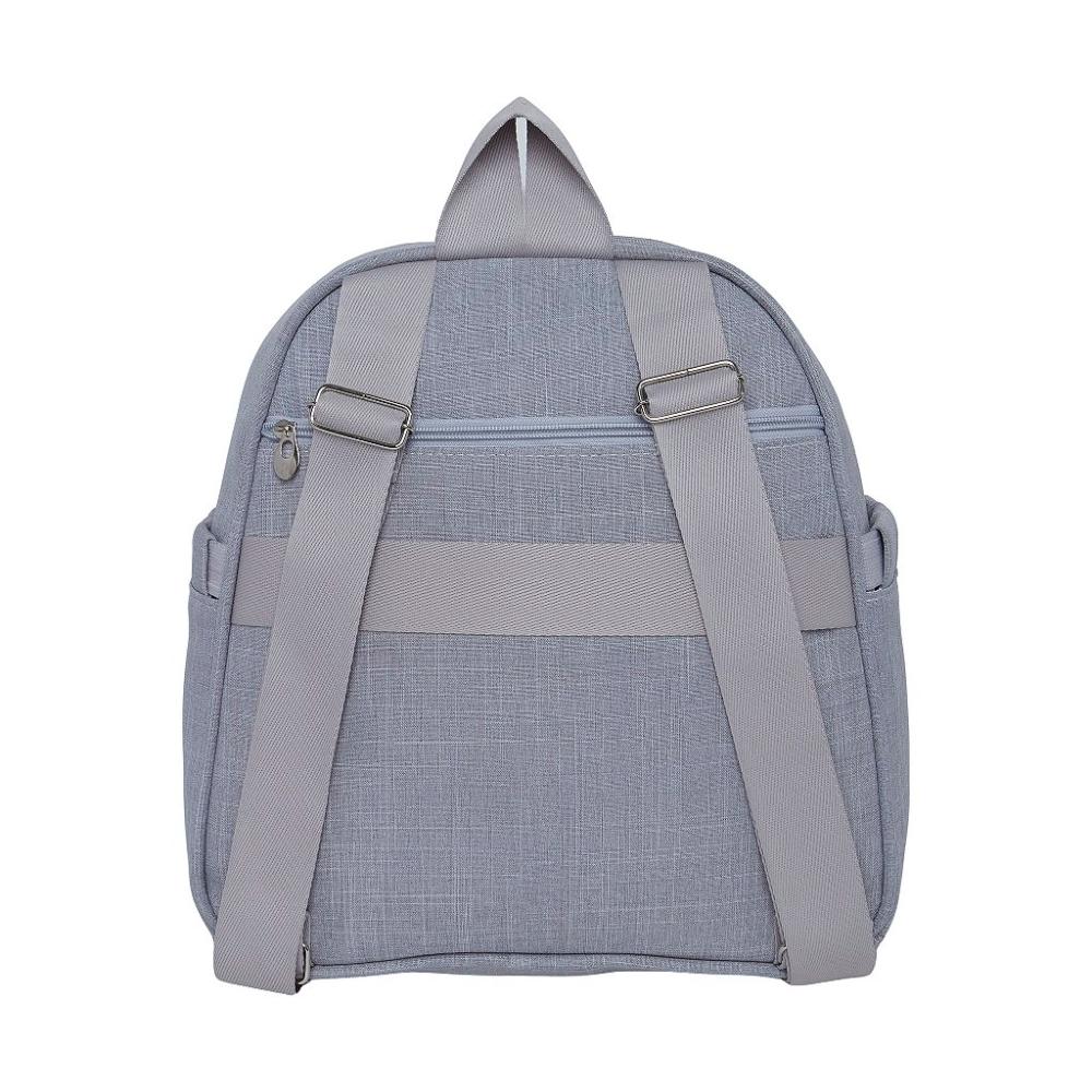 Encontraproduto.com.br - Mochila de Maternidade Pirulitando Baby Cuidado Cinza