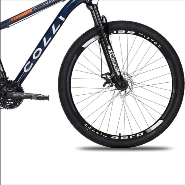Encontraproduto.com.br - Bicicleta Colli Toronto Aro 29 com Freio á disco - Azul Metálico
