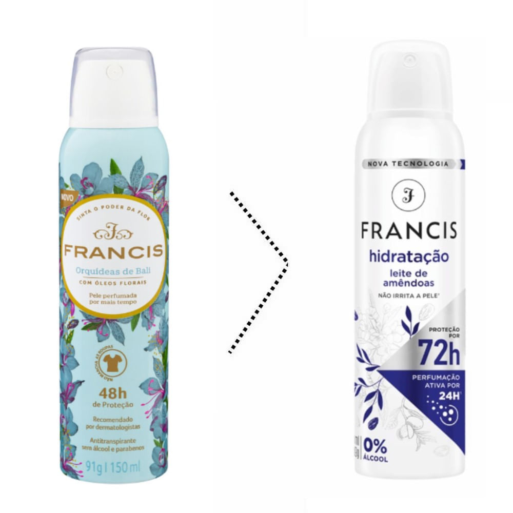 Desodorante Antitranspirante Francis Orquídeas de Bali 150ml