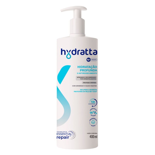 Locão Hidratante Hydratta Hidratação Profunda 400ml
