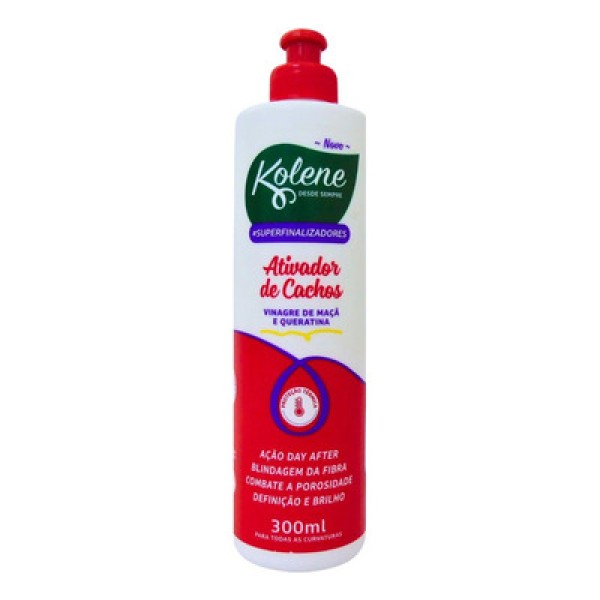 Creme Ativador Kolene Cachos 300ml Vinagre de Maçã