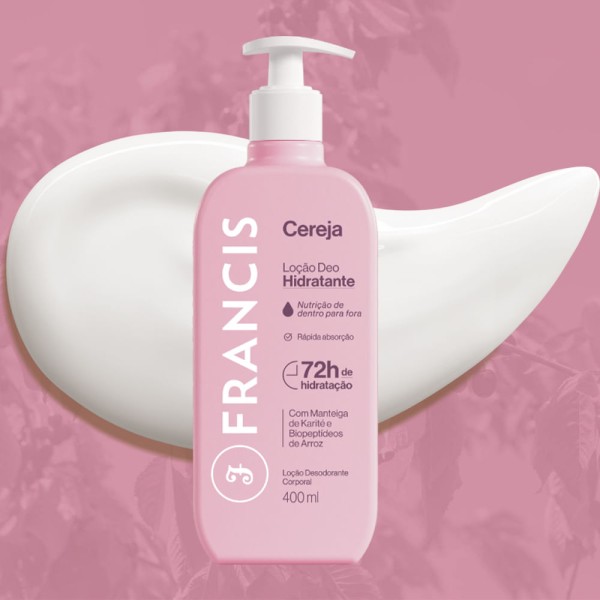 Encontraproduto.com.br - Hidratante Cereja Rosa Francis 400ml