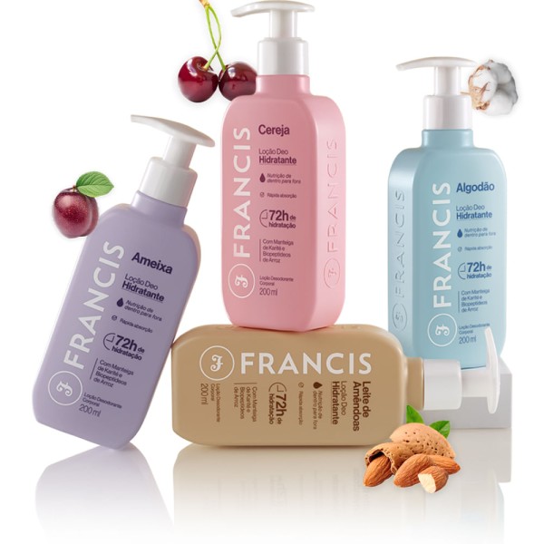 Encontraproduto.com.br - Hidratante Cereja Rosa Francis 400ml