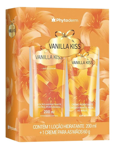 Loção Hidratante Extra Perfumada Phytoderm 200ml + Creme para Mãos Vanilla Kiss 60g