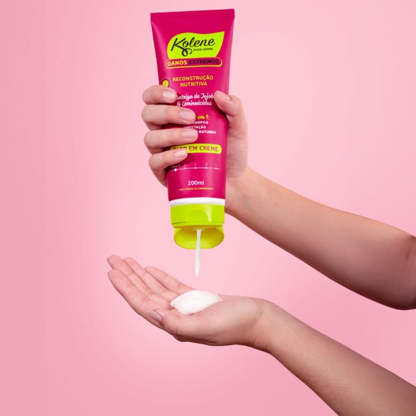 Encontraproduto.com.br - Pré-Shampoo Óleo Em Creme Kolene Danos Extremos 200ml