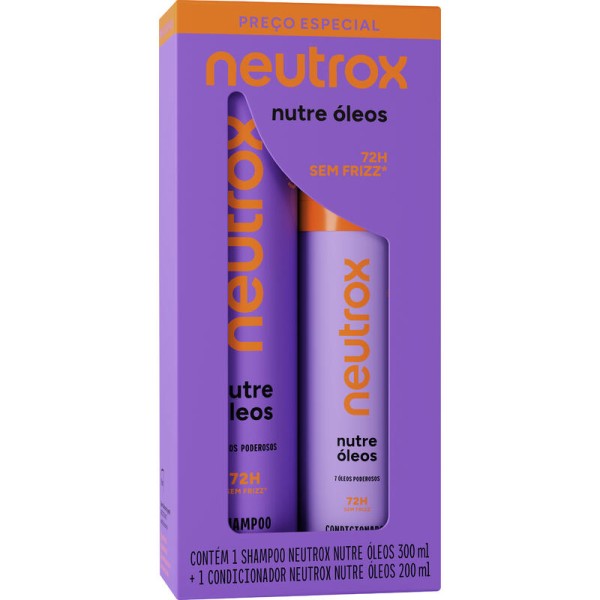 Encontraproduto.com.br - Shampoo 300ml + Condicionador 200ml Neutrox Nutri Óleos
