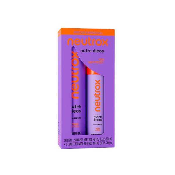 Encontraproduto.com.br - Shampoo 300ml + Condicionador 200ml Neutrox Nutri Óleos