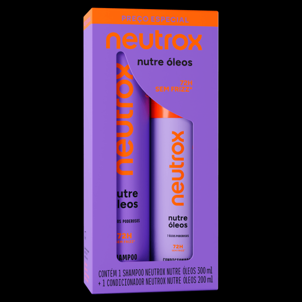 Encontraproduto.com.br - Shampoo 300ml + Condicionador 200ml Neutrox Nutri Óleos