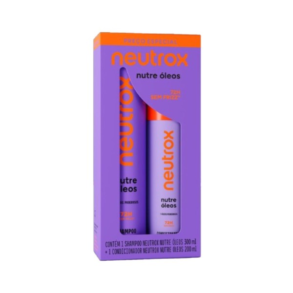 Encontraproduto.com.br - Shampoo 300ml + Condicionador 200ml Neutrox Nutri Óleos