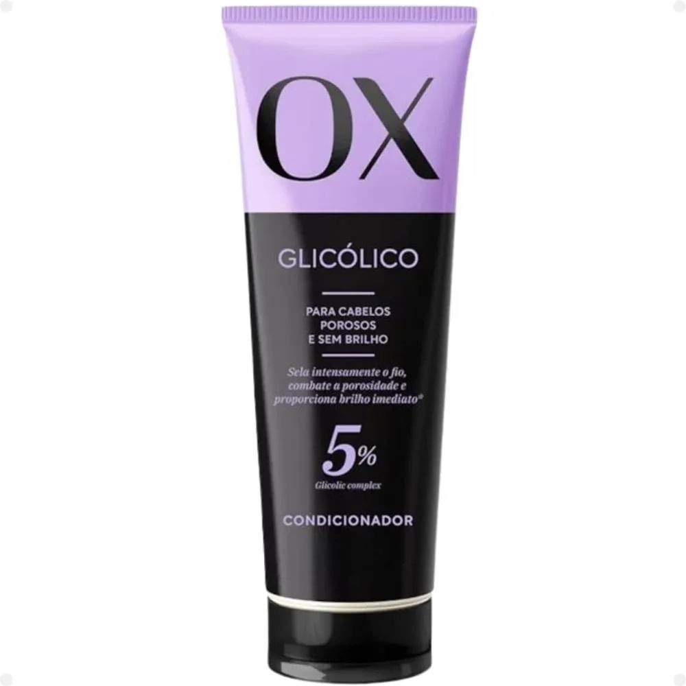 Encontraproduto.com.br - Kit Ox Shampoo 200ml + Condicionador 170ml 4% Glicólico