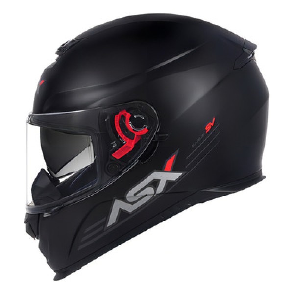 Encontraproduto.com.br - Capacete ASX Eagle Sv Solid Fosco Preto 58 (MP)