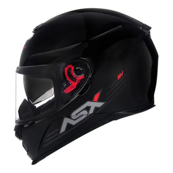 Encontraproduto.com.br - Capacete ASX Eagle Sv Solid Fosco Preto 58 (MP)