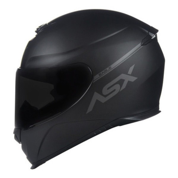 Encontraproduto.com.br - Capacete ASX Eagle Sv Solid Fosco Preto 60 (MP)