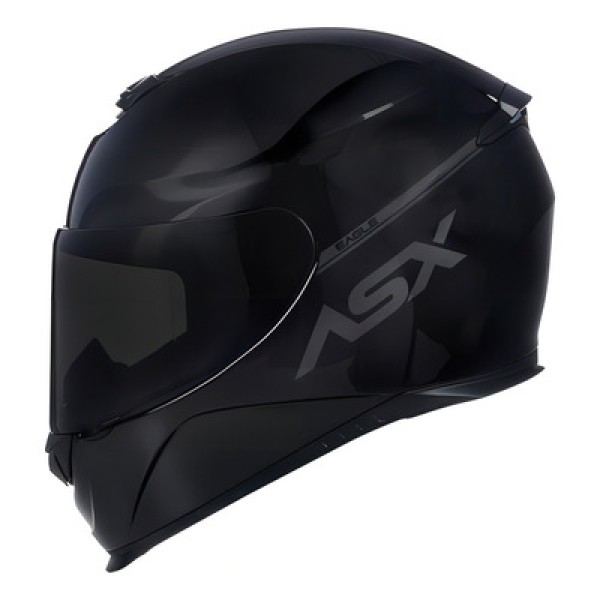 Encontraproduto.com.br - Capacete ASX Eagle Fast Brilho Preto Vermelho Grafite 60 (MP)