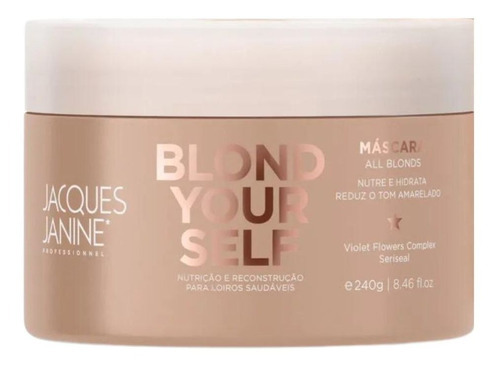 Máscara Jacques Janine Blond Yourself 240g