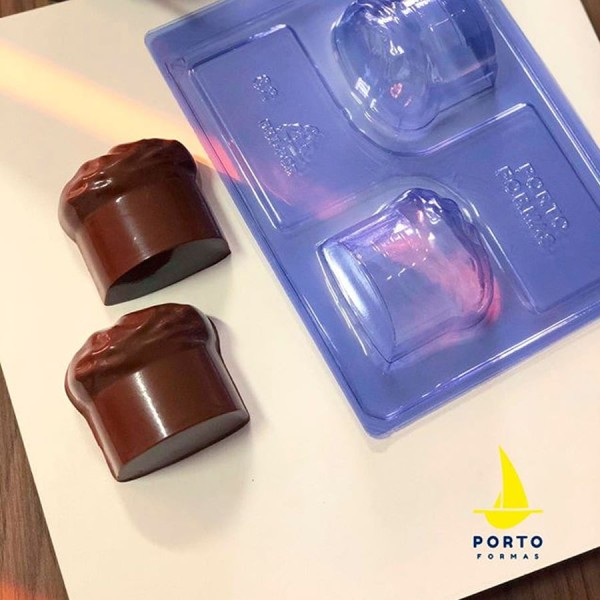 Encontraproduto.com.br - Forma PVC Silicone Chocotone P Ref.82 - Porto Formas