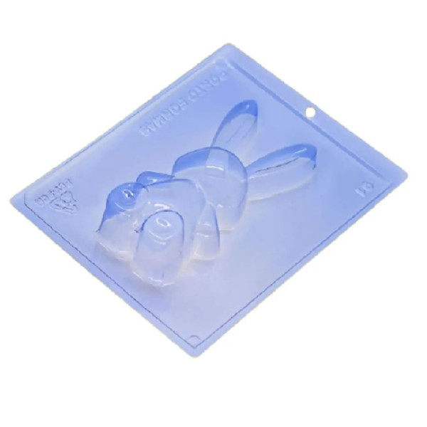 Encontraproduto.com.br - Forma De Acetato Coelho Recheado Com Silicone