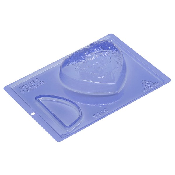 Encontraproduto.com.br - Forma de Acetato com Silicone Coração Flores Dois Recheios (1100) un PORTO FORMAS