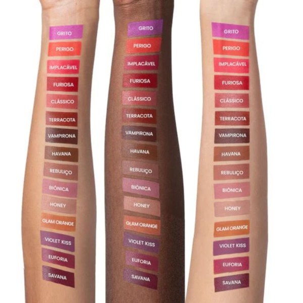 Encontraproduto.com.br - Batom Matte Velvet Contém1g Euforia 3,5g