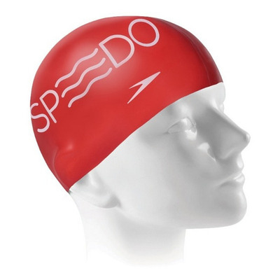 Touca De Natação Adulto Life Saver Cap Speedo Vermelho