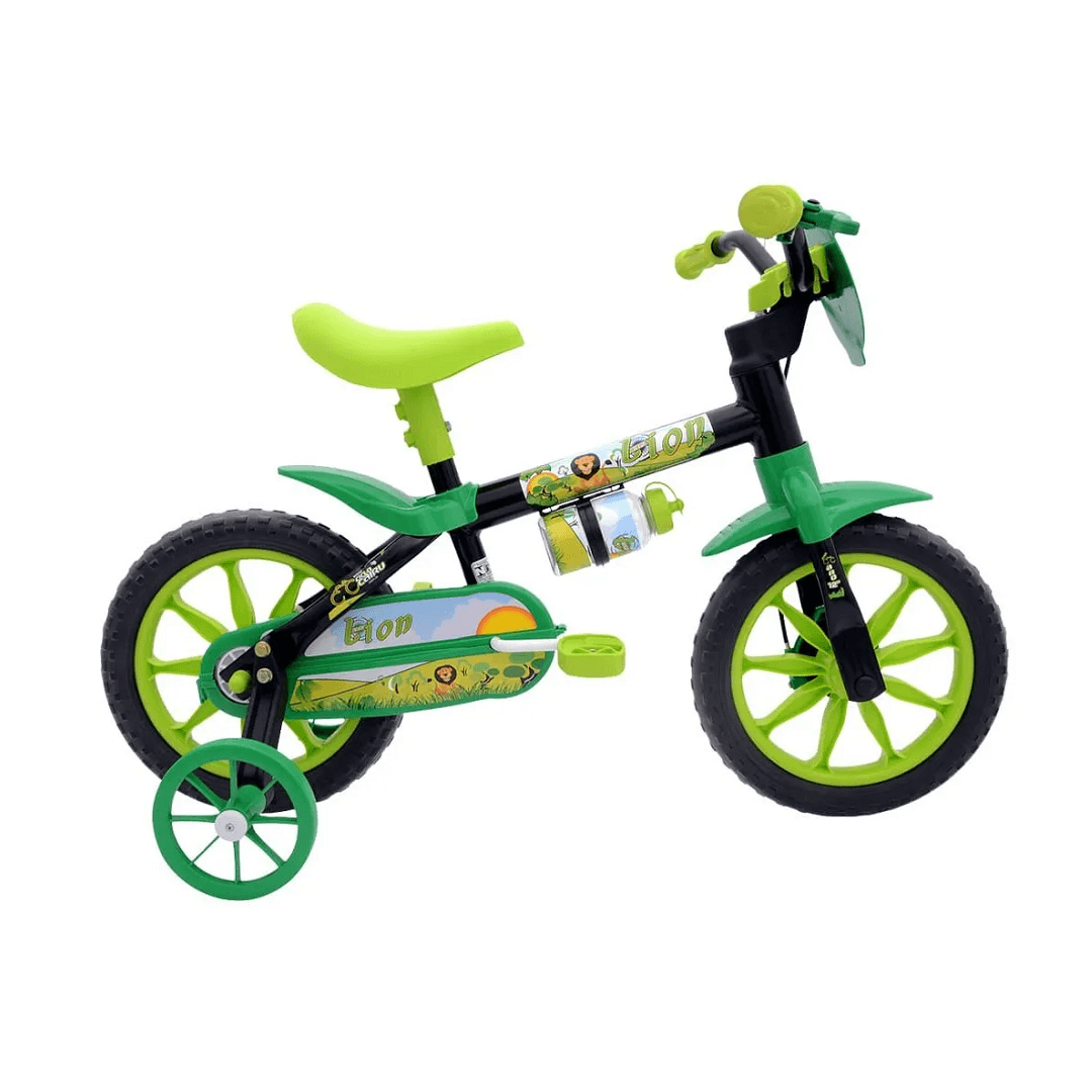 Encontraproduto.com.br - Bicicleta Infantil Aro 12 Cairu Black Lion 127031