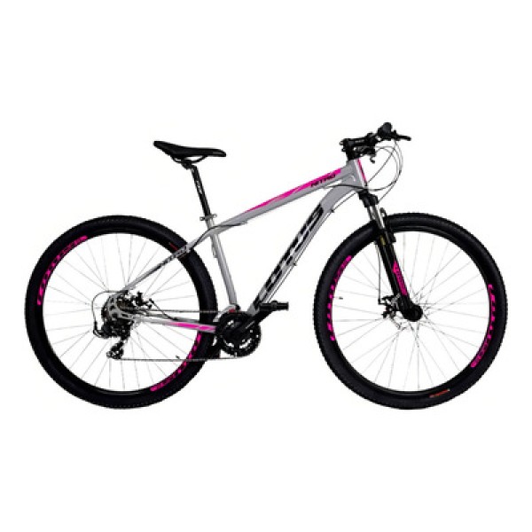 Encontraproduto.com.br - Bicicleta Aro 29 Cairu Lotus Nitro 21 Marchas Freio A Disco Cor Cinza Com Vermelho Tamanho Do Quadro 17.5 Mtb