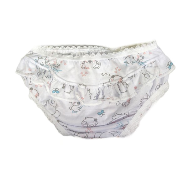 Encontraproduto.com.br - Kit Com 3 Calcinhas Estampadas Tamanho M Baby Kirash